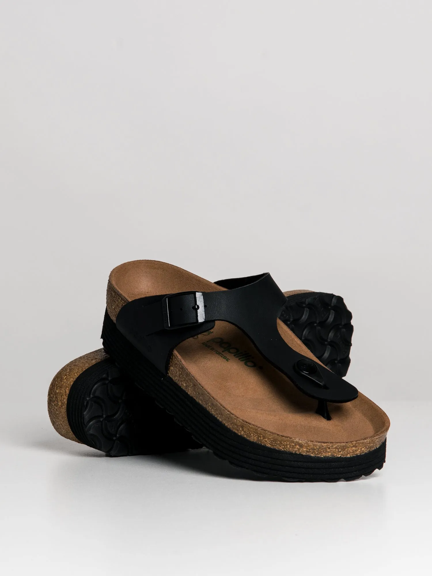 WOMENS BIRKENSTOCK GIZEH VEGAN PLATFORM BIRKO-FLOR REGULAR SANDALS - CLEARANCE
