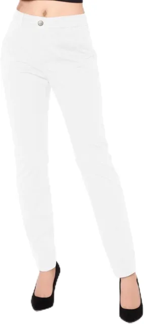Women's High Waisted Business Pants Straight Leg Pleated Elegant Office Slacks Stretchy Dress Trousers with Pockets