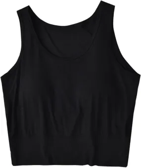 Workout Crop Tank Tops for Women with Chest Pad Casual Sports Fitness Yoga Shirts Summer Seamless Breathable Blouse