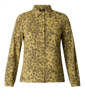 Yest Olimpia Essential Blouse | Brown/Black   Green/Black